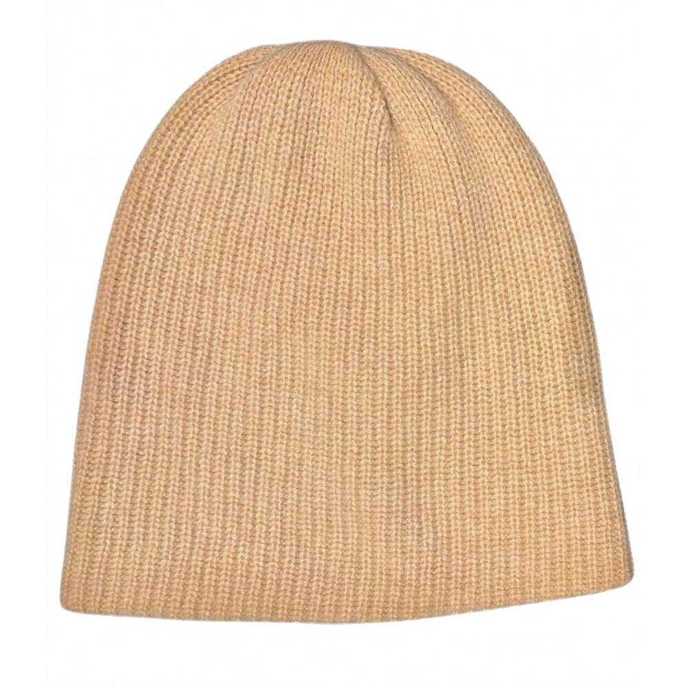 NEW THE ELDER STATESMAN unisex watchman cashmere cap in beige - Picture 2 of 3
